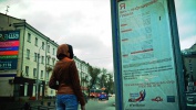 «ВИЧ-инфицированные» плакаты провисят до ноября ВИДЕО